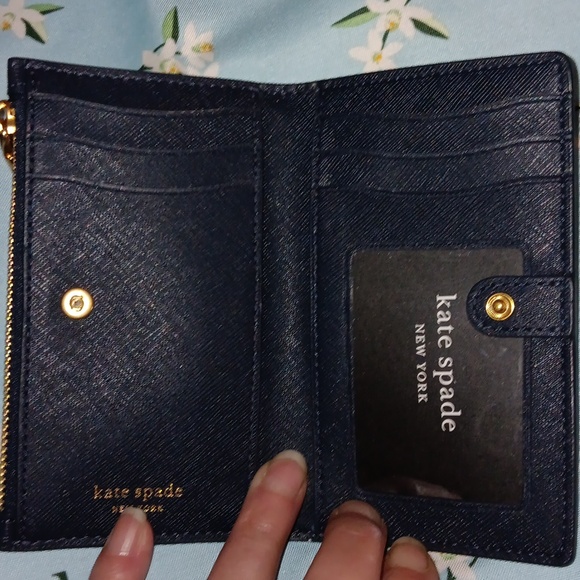 KATE SPATE NWOT SHAGGY SLIM WALLET - Picture 5 of 7